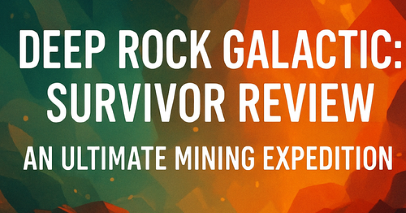 Deep Rock Galactic: Survivor Review - An Ultimate Mining Expedition