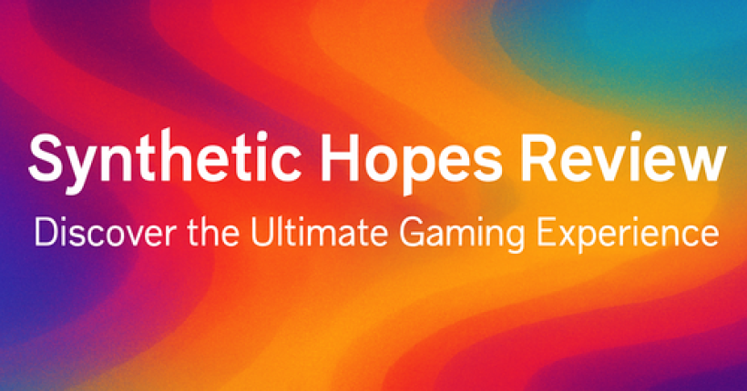 Synthetic Hopes Review: Discover the Ultimate Gaming Experience